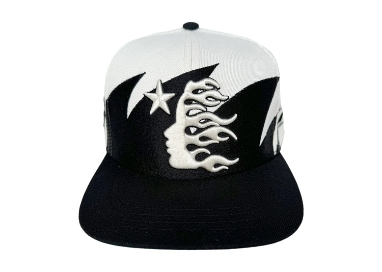 Hellstar Sharkteeth Snapback 'Black/White'