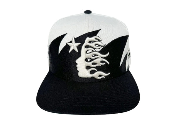 Hellstar Sharkteeth Snapback 'Black/White'