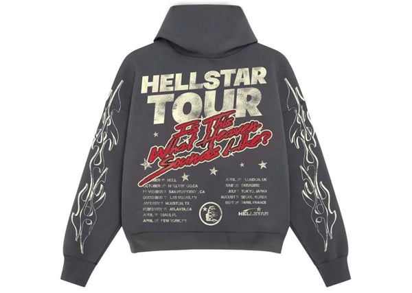 Hellstar Studios Tour Hoodie Faded Black