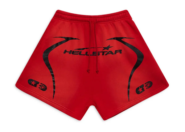 Hellstar Warm Up Sweat Shorts 'Red'