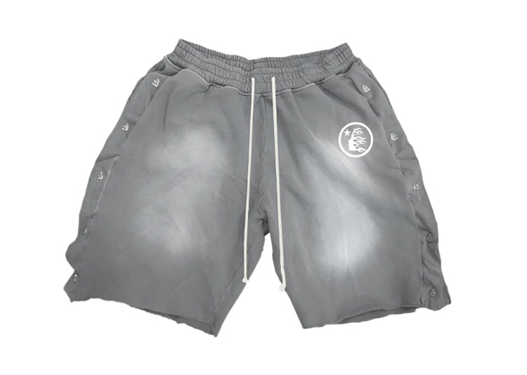 Hellstar Snap Shorts 'Grey'