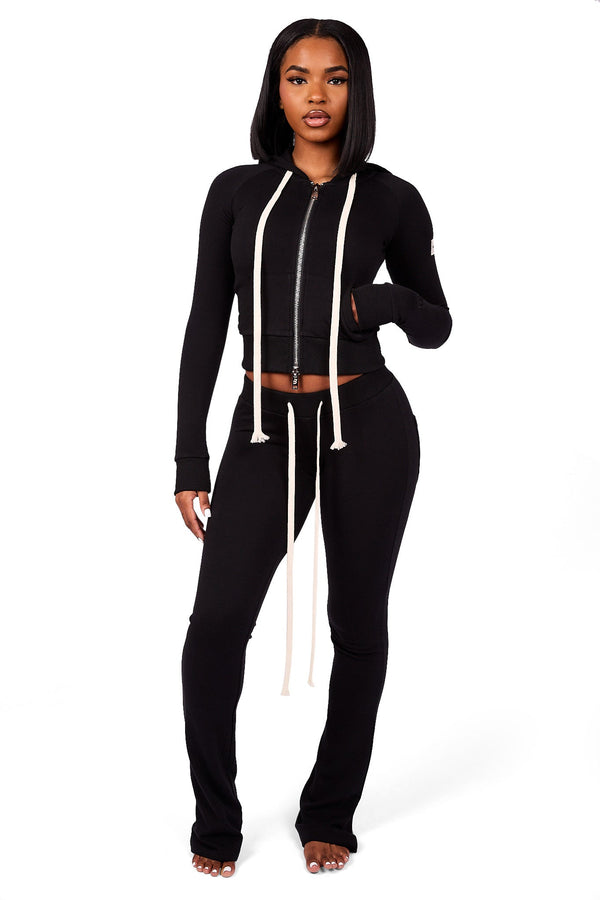 Body By Raven Knitwear Sweatsuit (Midnight Black)