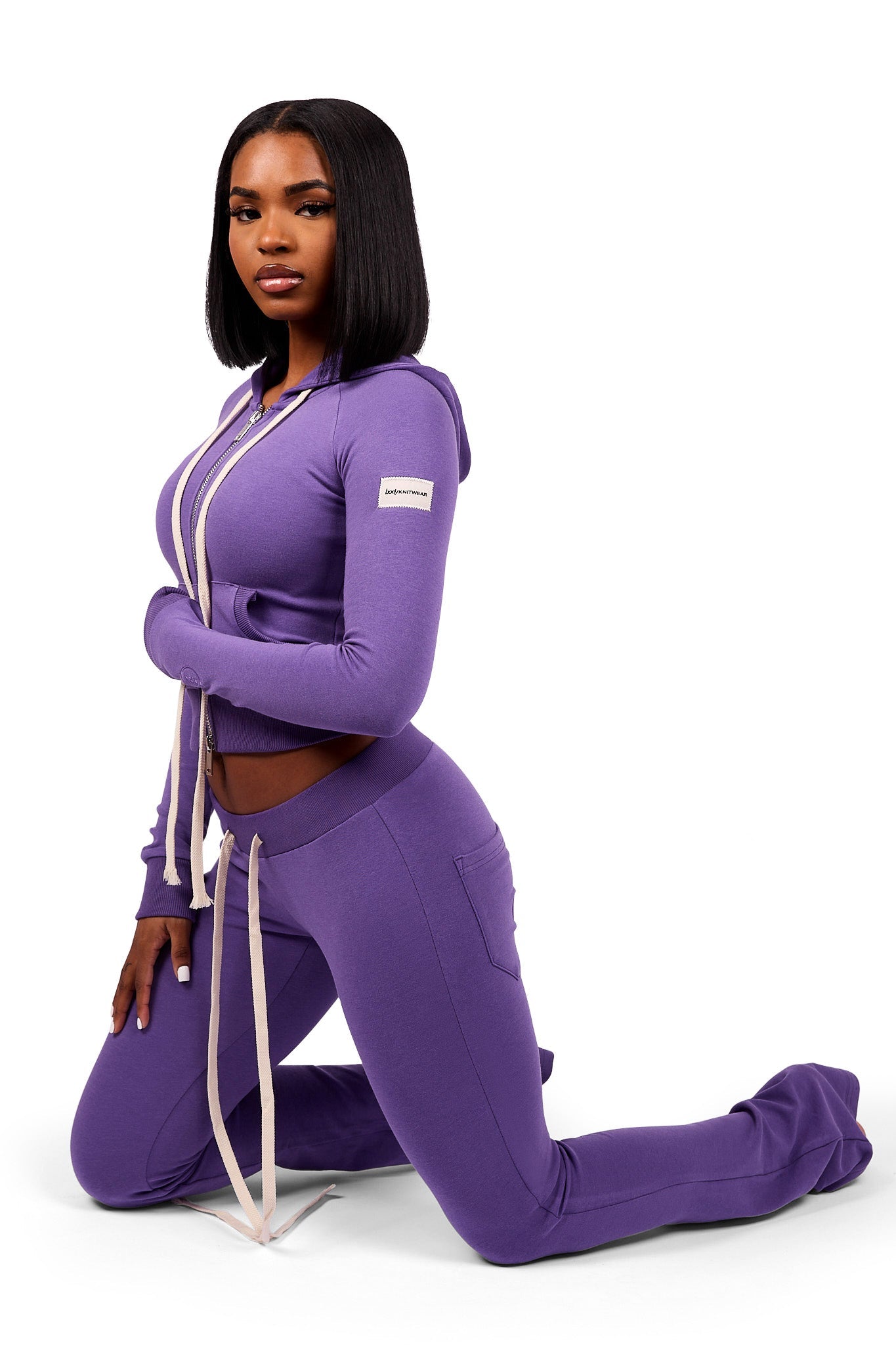 Body By Raven Knitwear Sweatsuit (Purple)
