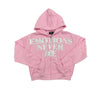 Mixed Emotion E.N.D. Rhinestone Zip Up Hoodie (Pink)