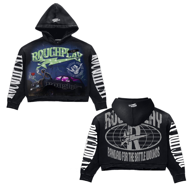RoughPlay 'Alone' Hoodie (Navy)