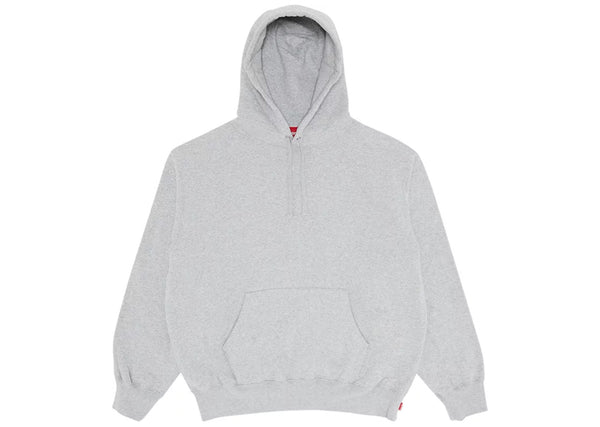 Supreme Satin Appliqué Hooded Sweatshirt 'Grey'