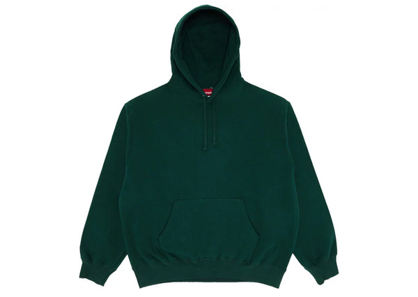 Supreme Satin Appliqué Hooded Sweatshirt 'Green'