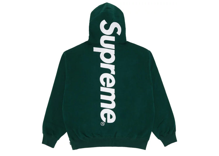 Supreme Satin Appliqué Hooded Sweatshirt 'Green'