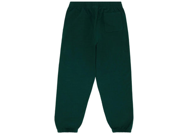 Supreme Satin Appliqué Hooded Sweatpants 'Green'