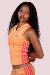 Body By Raven Velour Short Set (Orange)
