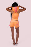 Body By Raven Velour Short Set (Orange)