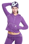 BodyByRaven Waffle Knit Sweatsuit (Purple)